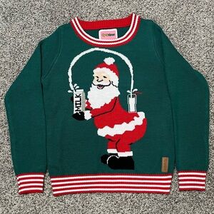 TipsyElves Santa Ugly Christmas Sweater